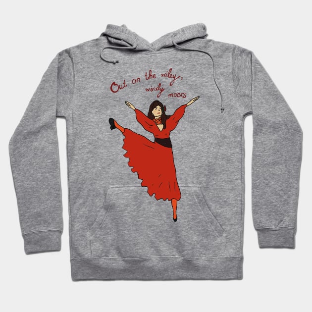 Kate Bush, Wuthering Heights Hoodie by JennyGreneIllustration